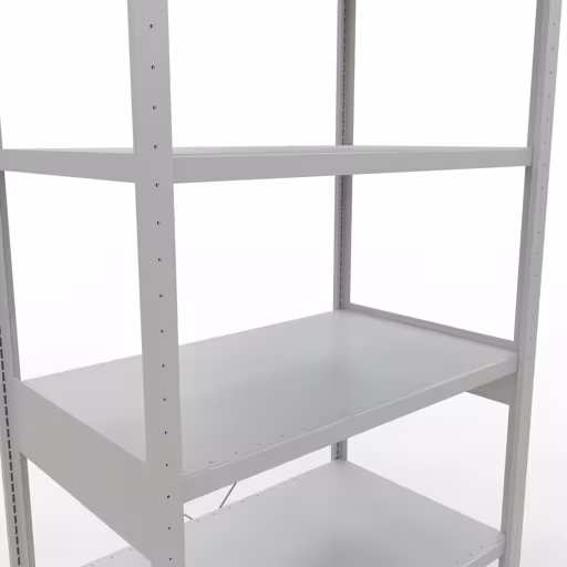 Immagine del prodotto n. 7 dell'articolo scaffale base, scaffale, sistema a innesto MULTIplus250, 2500 x 1000 x 600 mm (AxLxP), 6 ripiani, traversa, RAL 7035 grigio chiaro dalla gamma di prodotti del sistema a innesto della marca Schulte Lagertechnik