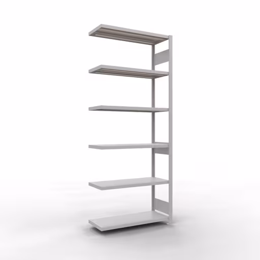 Figure n° 14 de l'article, Étagère MULTIplus330 système enfichable, 2500 x 1000 x 400 mm, 6 étagères, RAL 7035 gris clair du groupe de produits système enfichable de Schulte Lagertechnik
