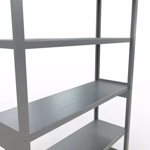 Figure n° 11 de l'article étagère de base, étagère, système enfichable MULTIplus250, 2500 x 1300 x 400 mm, 6 étagères, galvanisées du groupe de produits système enfichable de Schulte Lagertechnik