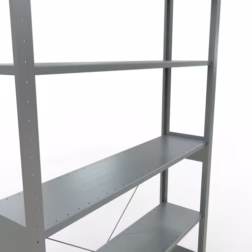 Scaffale base con sistema a innesto 2500x1300x300 mm, tipo 150 kg, zincato di Schulte Lagertechnik con l'articolo n. 12731-130