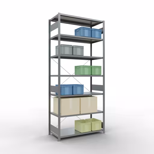 Figura n. 11 dell'articolo sistema a innesto ripiano base 3000x1300x600 mm, tipo 250 kg, zincato del gruppo di prodotti sistema a innesto della marca Schulte Lagertechnik