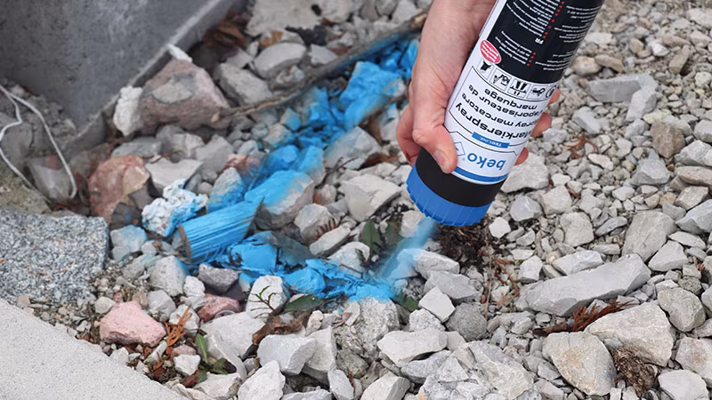 TecLine Spray de marquage 500 ml BLEU LUMIÈRE Schutt