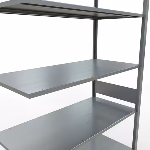 Anbauregal, Fachbodenregal Stecksystem MULTIplus150, 3000 x 1300 x 600 mm (HxBxT), 7 Fachböden, Längenriegel, verzinkt mit der Artikelnr. 12767-130-LR Anbauregal, Fachbodenregal Stecksystem MULTIplus150, 3000 x 1300 x 600 mm (HxBxT), 7 Fachböden, Längenriegel, verzinkt von Schulte Lagertechnik aus der Kategorie Stecksystem