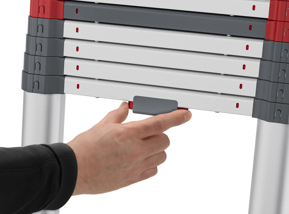 Produktbild (Abb. Ähnlich) 3815177 Munk ML Stufen-Teleskopleiter 9 Stufen