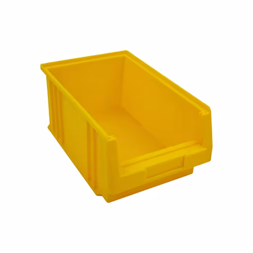 Contenitore aperto, PxLxA 330x213x150 mm, giallo, polipropilene della marca Schulte Lagertechnik dal programma scaffali