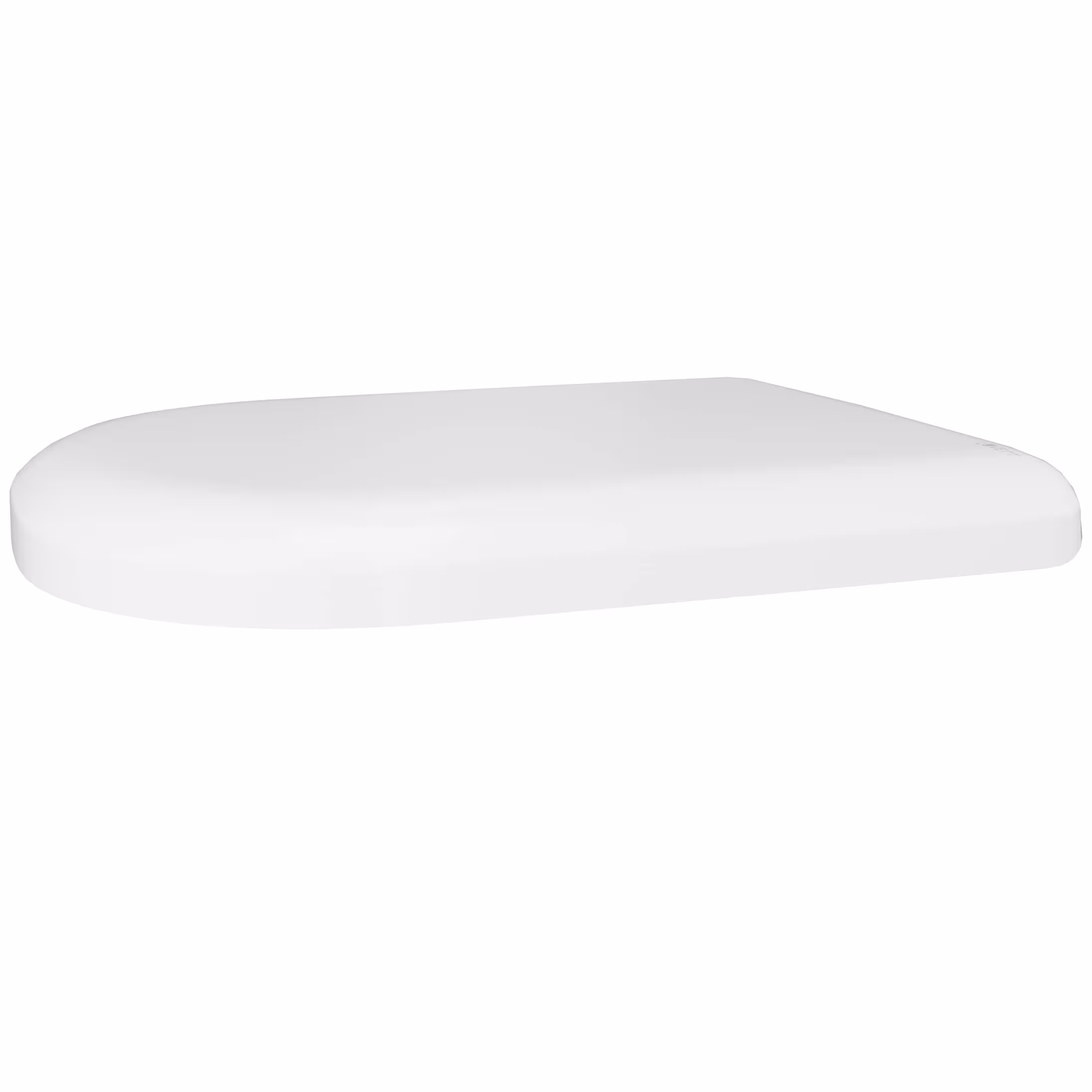 Sedile WC D900 forma a D bianco con meccanismo di chiusura ammortizzata di LUVETT dalla categoria ceramiche da bagno