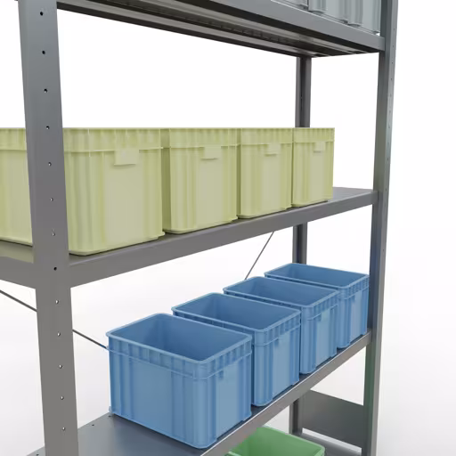 Figura n. 11 dell'articolo sistema a innesto ripiano base 2000x1300x300 mm, tipo 250 kg, zincato del gruppo di prodotti sistema a innesto della marca Schulte Lagertechnik