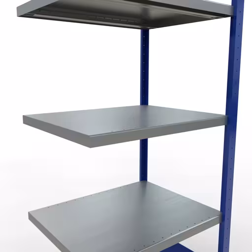 Figura n. 9 dell'articolo scaffale aggiuntivo, scaffale, sistema a innesto MULTIplus250, 2000 x 750 x 600 mm, 5 ripiani, RAL 5010 blu genziana/zincato/zincato del gruppo di prodotti sistema a innesto della marca Schulte Lagertechnik
