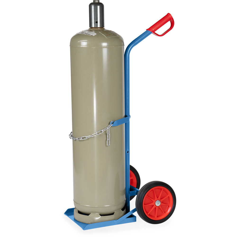 Stahlflaschenkarre 51318V Vollgummibereifung