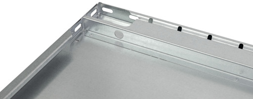Immagine aggiuntiva dell'articolo Ripiano aggiuntivo MULTIplus150 1000 x 600, zincato, inclusi 4 supporti per ripiani tra gli accessori