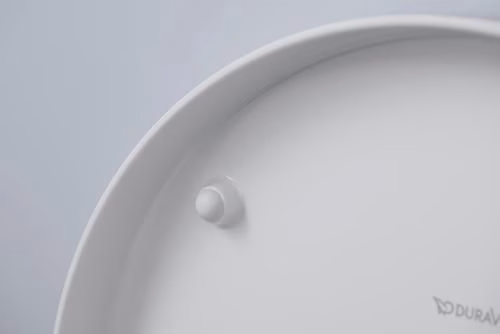 Duravit Wand-WC-Set ME by Starck, rimless, Durafix Tiefspüler, weiß, inklusive WC-Sitz mit Absenkautomatik