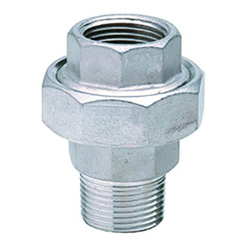 Atusa raccordo a vite in acciaio inox conico IG-AG N. 341 (AISI 316) / PN16, raccordi filettati in acciaio inox