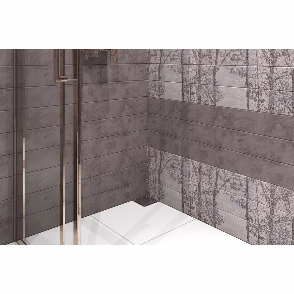 Siphon de sol plat Mert avec couvercle Acier inoxydable