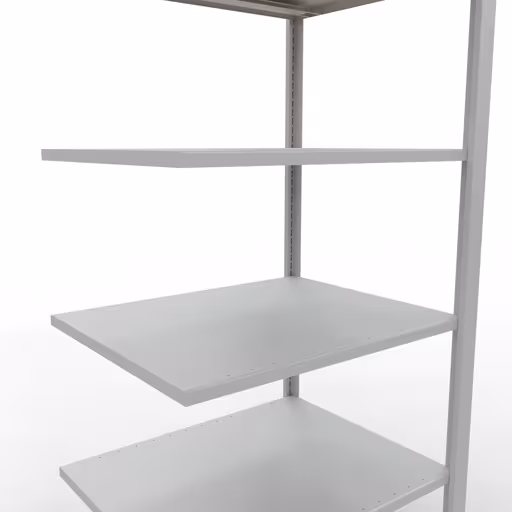Figure n° 8 de l'article étagère complémentaire, étagère de bureau, système enfichable MULTIplus150, 2000 x 750 x 600 mm (HxLxP), 6 étagères, , , gris clair de la gamme d'étagères de bureau de Schulte Lagertechnik