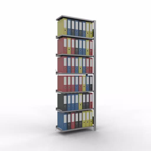 Figura n. 12 dell'articolo scaffali componibili, scaffali per ufficio, sistema a innesto MULTIplus85, 2300 x 750 x 300 mm, 7 ripiani, zincati, del gruppo di prodotti scaffali per ufficio della marca Schulte Lagertechnik