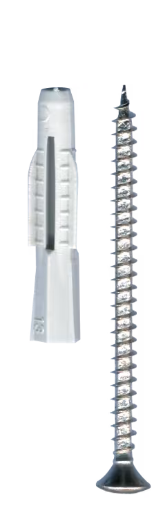 Liko nickelé 3,5x50mm + cheville éclair 5x31mm, 1 paquet = 50 pièces chacun de Beko Liko nickelé 3,5x50mm + cheville éclair 5x31mm, 1 paquet = 50 pièces de chacun de la catégorie chevilles en plastique et chevilles à expansion avec le numéro d'article. 105 1 51