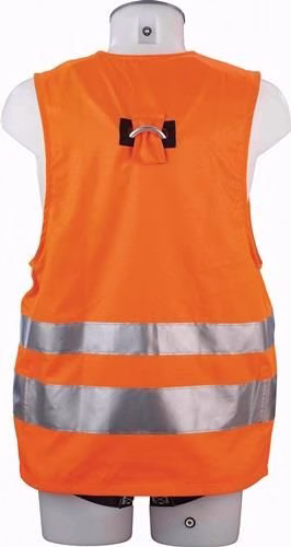 Gilet de sécurité MAS 40 Quick EN 361 EN 20471 Gilet 2 points orange pour taille 44-54 MAS