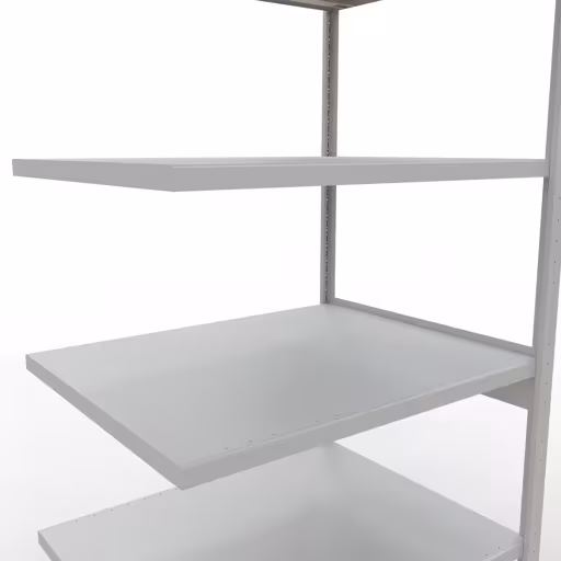 Figura n. 13 dell'articolo scaffale aggiuntivo, scaffale, sistema a innesto MULTIplus330, 2500 x 1000 x 800 mm, 6 ripiani, RAL 7035 grigio chiaro del gruppo di prodotti sistema a innesto della marca Schulte Lagertechnik