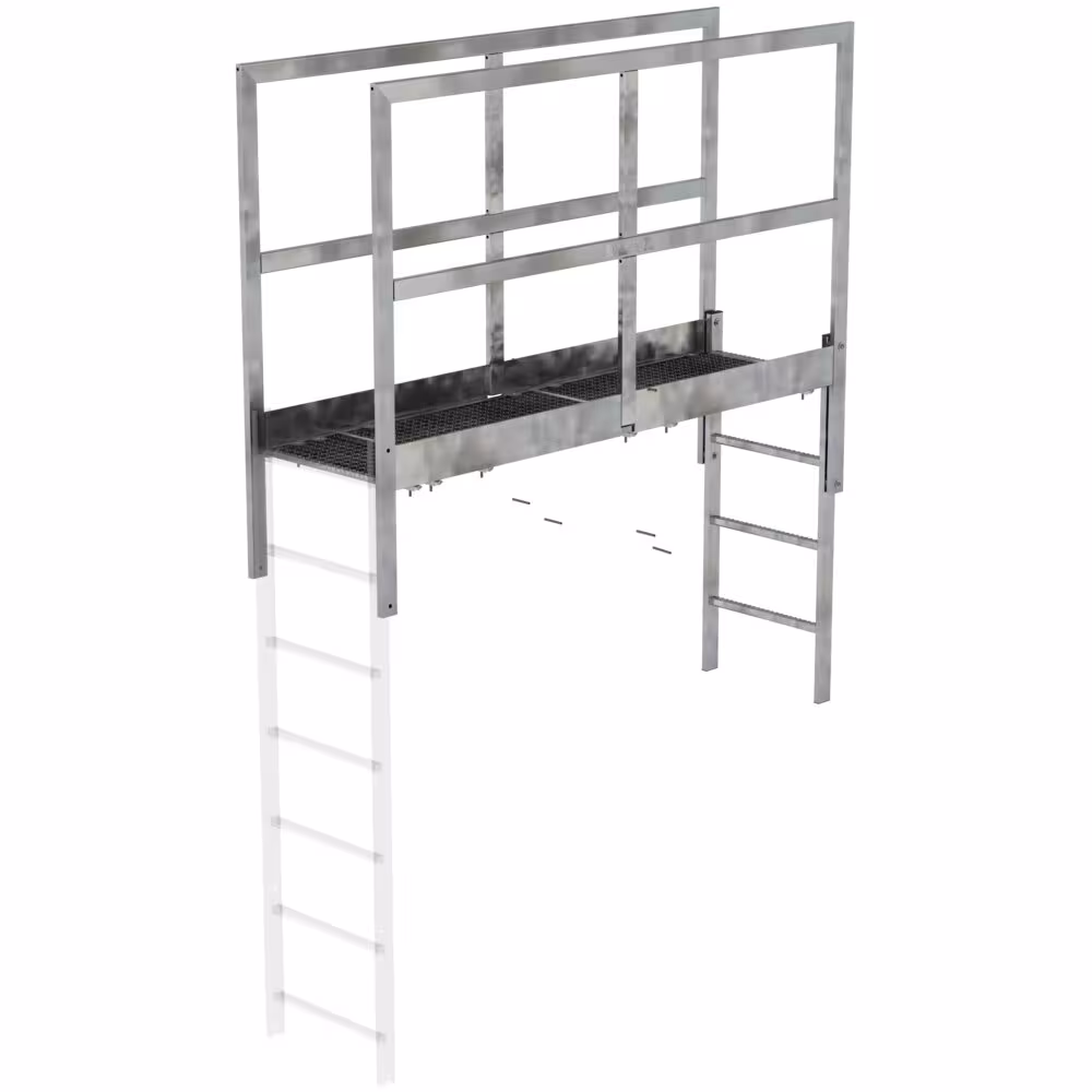 Découvrez la marche de parapet, en acier galvanisé, longueur spéciale 1880 mm de longueur libre de la catégorie accessoires et pièces de rechange pour techniques d'escalade avec la référence réf. 63187 dans la boutique en ligne qpool24
