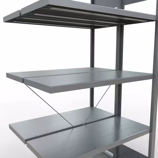 Image du produit n° 15 de l'article, , Système d'étagères MULTIplus250, 2000 x 1000 x (2x400) mm, 2x5 étagères, galvanisé de la gamme d'étagères pour étagères de la marque Schulte Lagertechnik