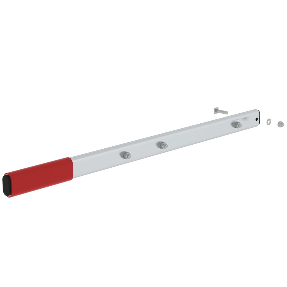 Poignée de poussée Munk avec gaine thermorétractable pour plateforme de travail mobile, 2 étapes, longueur 750 mm, de Günzburger Steigtechnik Poignée de poussée Munk avec gaine thermorétractable pour plateforme de travail mobile, de la catégorie « Escalier à plateforme », référence 050140