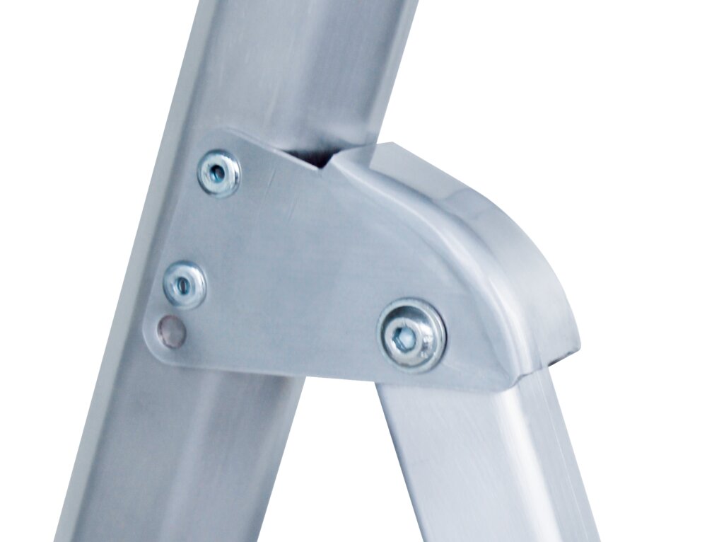 Produktbild Detailansicht 3815961 Escabeau à marches Munk ML accessible d'un côté Aluminium anodisé 4 marches