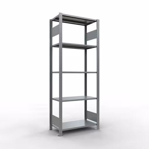 Étagère de base, étagère, système enfichable MULTIplus150, 2000 x 750 x 400 mm, 5 étagères, galvanisée de la marque Schulte Lagertechnik de la gamme de produits du système enfichable