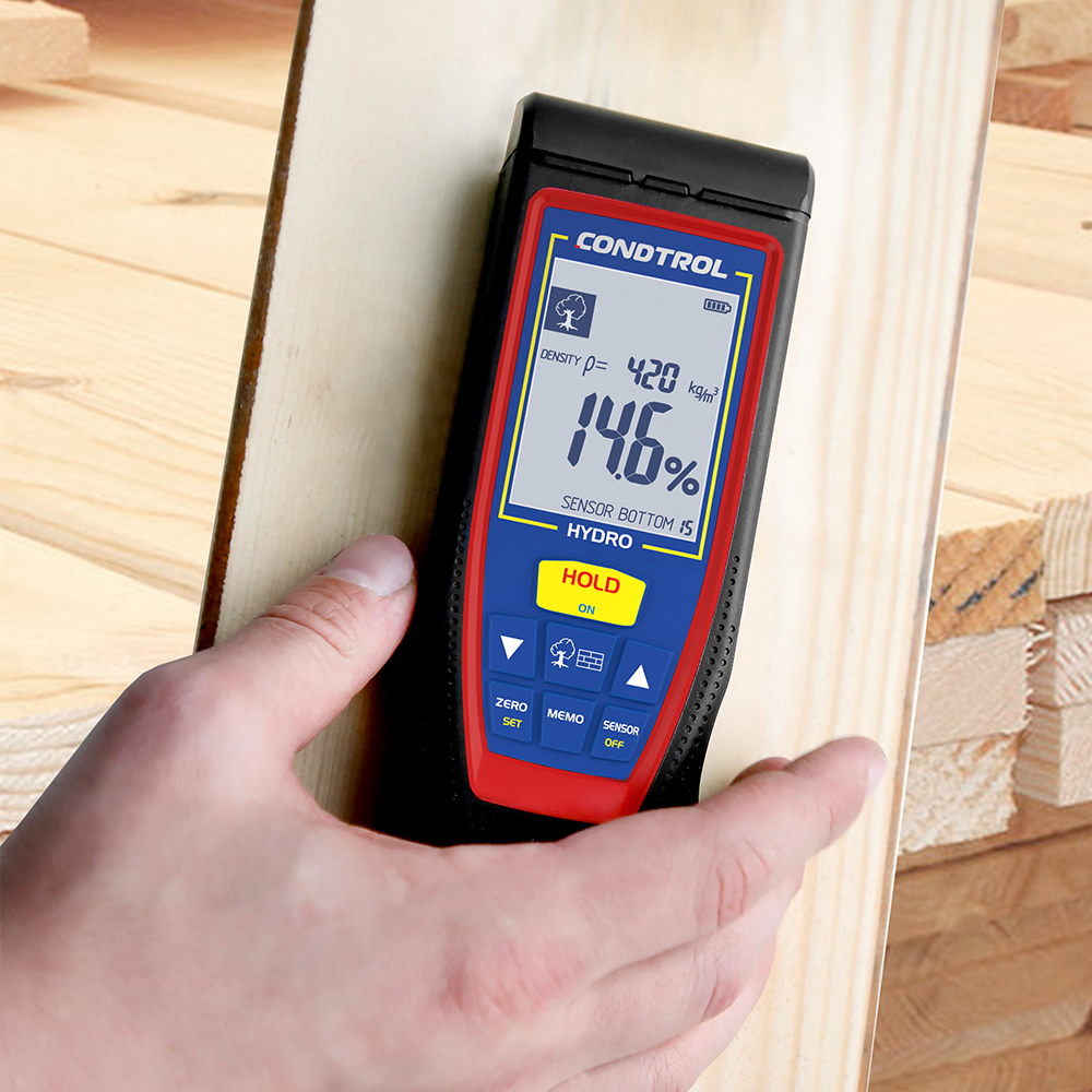 Ohne Text 847813 Feuchtigkeitsmesser Hydro für Holz und Beton