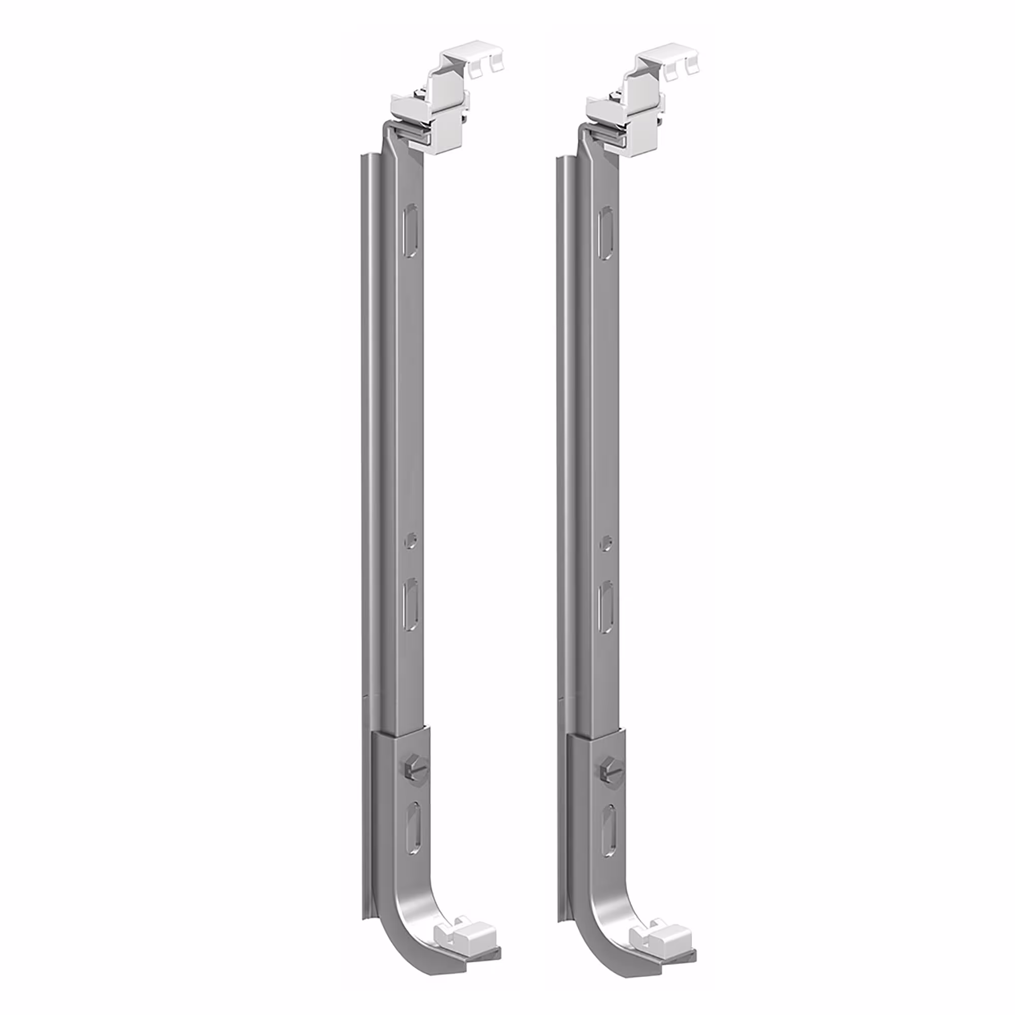 Rails de montage pour radiateurs de remplacement, installation et connexions de radiateurs