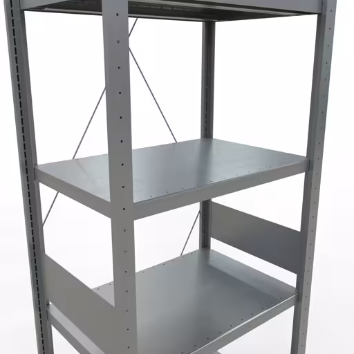 Figure n° 14 de l'article étagère de base, étagère, système enfichable MULTIplus250, 3000 x 750 x 500 mm, 7 étagères, galvanisées du groupe de produits système enfichable de Schulte Lagertechnik
