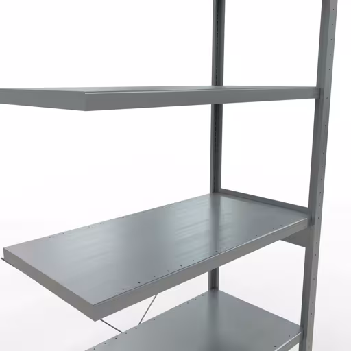 Image supplémentaire de l'article Tablette supplémentaire, étagère, système enfichable MULTIplus330, 2500 x 1000 x 500 mm, 6 tablettes, traverse, galvanisé à partir de la tablette supplémentaire