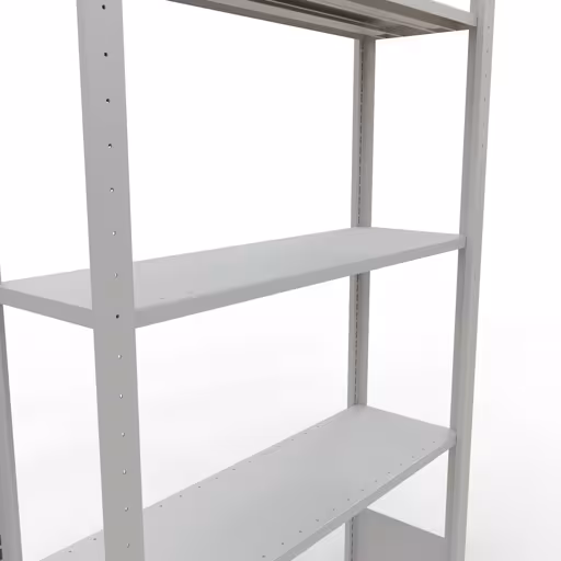 Figura n. 14 dell'articolo scaffale base, sistema a innesto per scaffale MULTIplus85, 2000 x 1000 x 300 mm (AxLxP), 5 ripiani, barre longitudinali, RAL 7035 grigio chiaro del gruppo di prodotti sistema a innesto della marca Schulte Lagertechnik