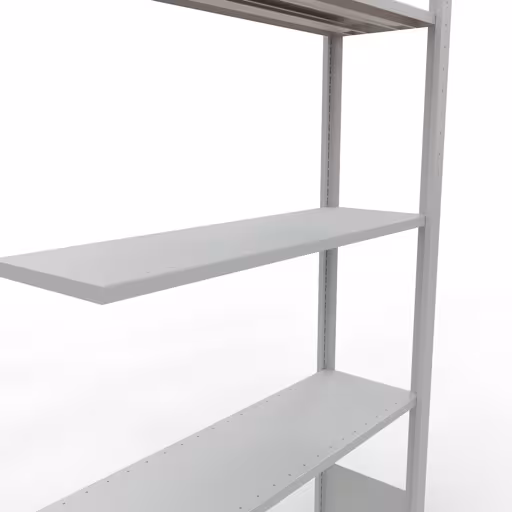 Figure n° 15 de l'article étagère complémentaire, étagère à étagères, système enfichable MULTIplus85, 2000 x 1000 x 300 mm, 5 étagères, gris clair RAL 7035 du groupe de produits système enfichable de la marque Schulte Lagertechnik