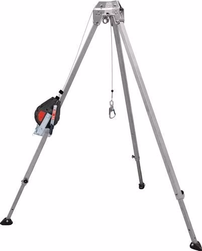 Trépied avec dispositif antichute EN 795b EPI III 19,0 kg Aluminium MAS de la catégorie des systèmes de protection et d'arrêt des chutes, référence 4000385123