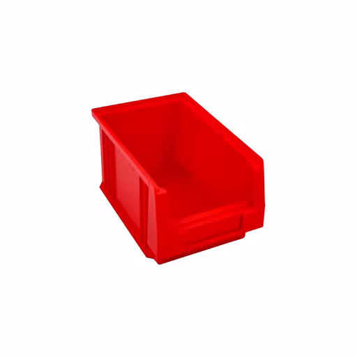 Contenitore aperto, PxLxA 230x150x125mm, rosso, polipropilene della marca Schulte Lagertechnik dal programma scaffalature a scaffale
