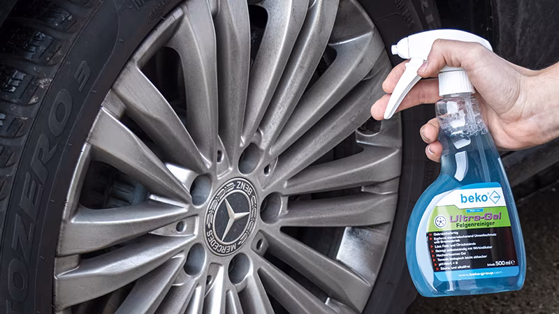 TecLine Ultra-Gel Nettoyant pour jantes bidon 5 l Leichtmetallfelge, Autorad, Sprach, Reifen, Rad