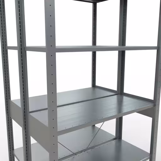 Figure n° 15 de l'article étagère de base, étagère double, système d'étagères enfichables MULTIplus150, 2500 x 1000 x (2x400) mm, 2x6 étagères, galvanisées du groupe de produits étagères de la marque Schulte Lagertechnik
