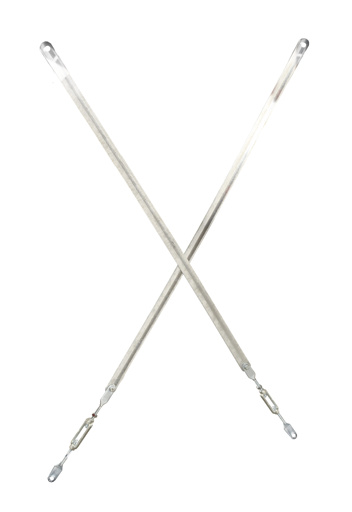 K 6000, traversa 1250 mm per altezza stand 3000 / 3500 mm, compresi tenditori e viti, zincata da Schulte Lagertechnik con l'articolo n. 28676