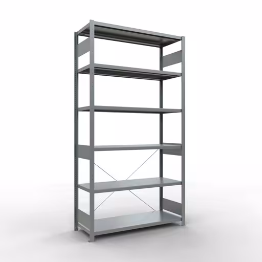 Étagère de base du système enfichable 2500x1300x500 mm, type 250 kg, galvanisée de la marque Schulte Lagertechnik de la gamme de produits du système enfichable