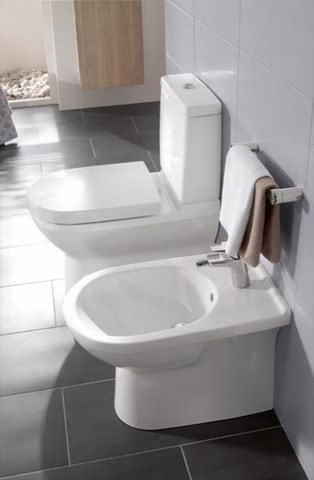 VILLEROY &amp; BOCH WC à cuvette profonde pour combinaison O.novo 360x640mm Ovale Blanc Alpin