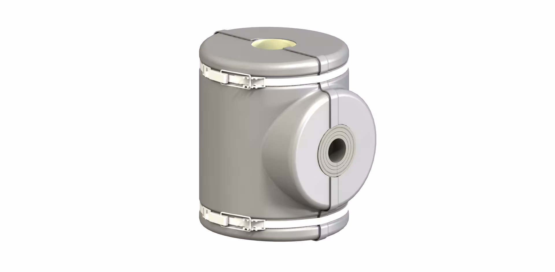 GWK ES-Box Uni Serie C per valvole compatte, lunghezza F4, isolamento raccordo, articolo n. 1721025005