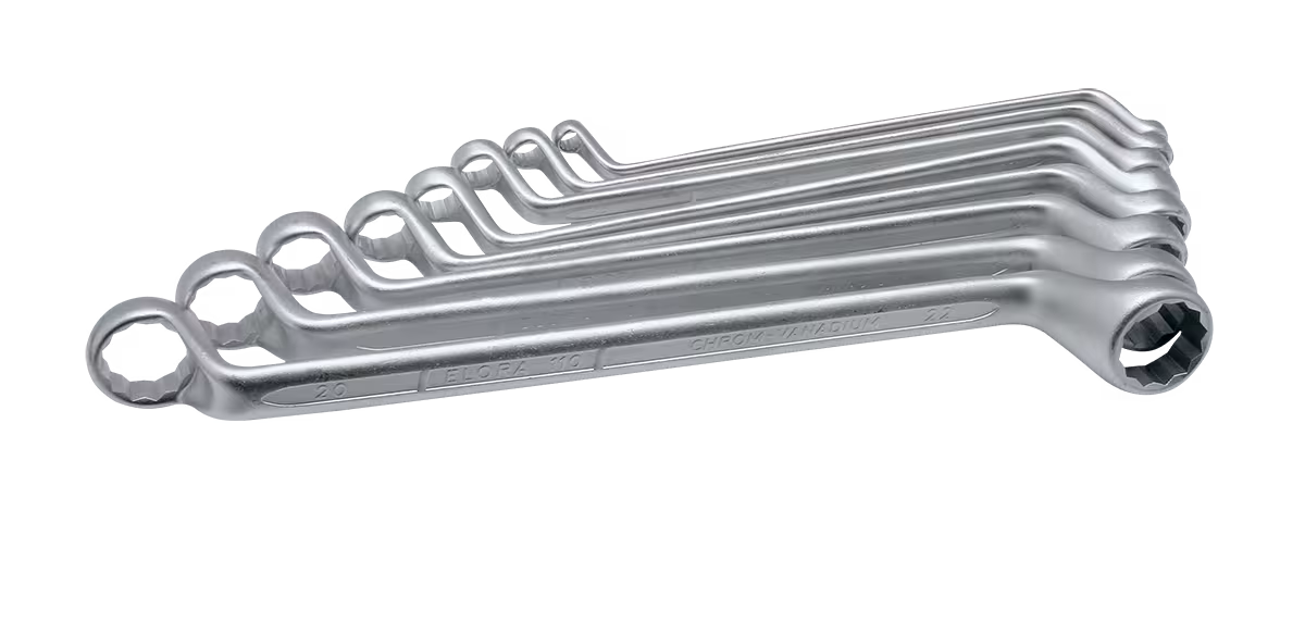 Doppelringschlüssel-Satz, 14-teilig 1/4"-2" AF 110S 14AF von ELORA Doppelringschlüssel-Satz, ELORA-110S AF aus der Kategorie Ring- und Doppelringschlüssel mit der Artikelnr. 0110601401000