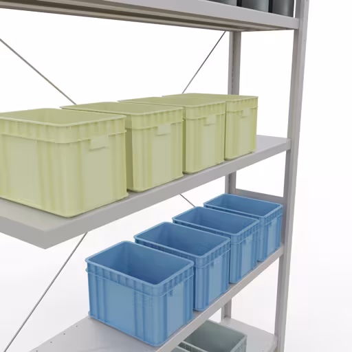 Figura n. 10 dell'articolo sistema a innesto ripiano aggiuntivo 3000x1300x300 mm, tipo 250 kg, grigio chiaro del gruppo di prodotti sistema a innesto della marca Schulte Lagertechnik