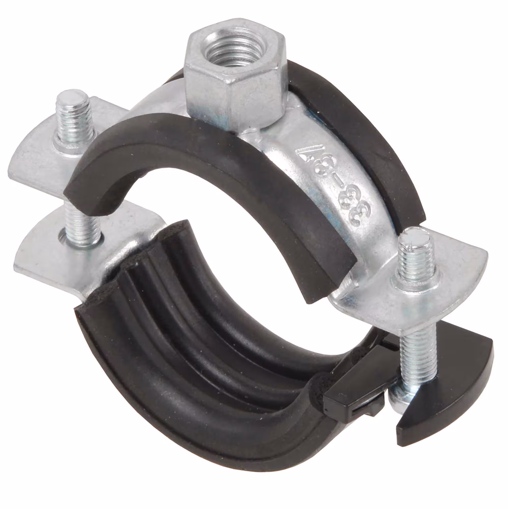 leichte Schraubrohrschelle M8 und M8/M10 von der Marke Fixotec aus der Kategorie Zweischraubrohrschellen