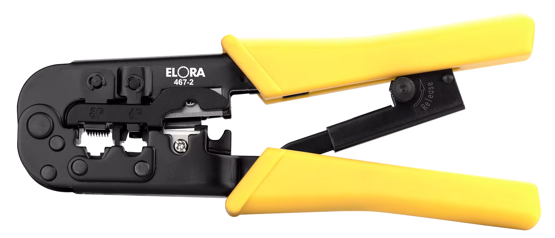 Pince à sertir 467-2 d'ELORA Pince à sertir, ELORA-467 de la catégorie Électricien, outils à dénuder et coupe-câbles avec le numéro d'article : 0467000022000