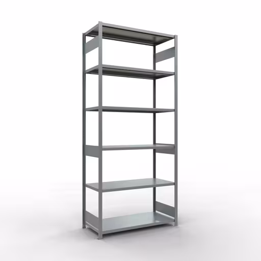 Figure n° 14 de l'article étagère de base, étagère, système enfichable MULTIplus250, 3000 x 1300 x 600 mm, 7 étagères, galvanisées du groupe de produits système enfichable de Schulte Lagertechnik