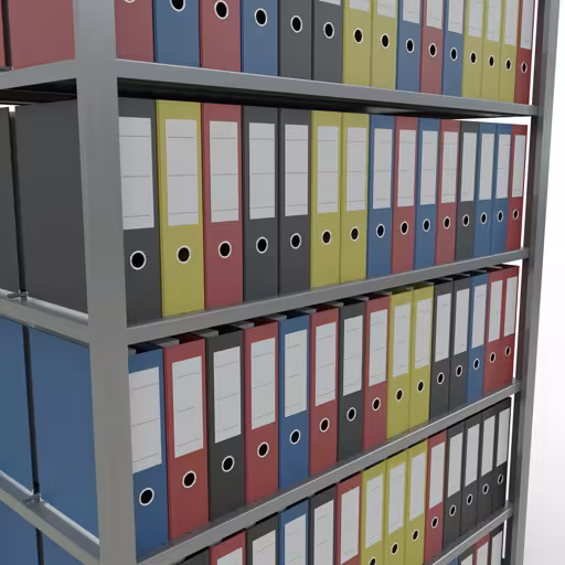 Étagère de base, étagère de bureau, système enfichable MULTIplus150, 2300 x 1300 x 600 mm, 7 étagères, galvanisées, avec butée centrale de Schulte Lagertechnik de la catégorie étagères de bureau