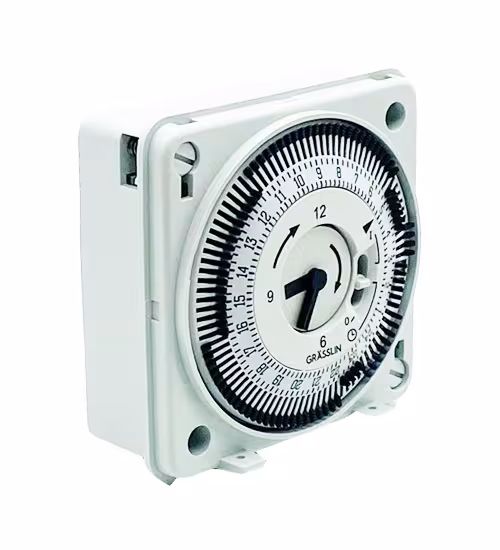 Universalschaltuhren tactic E Ausführung Ausführung: tactic 111 E mit der GTIN 4010940046576 Universalschaltuhr tactic 111 E von Grässlin Zeitschalttechnik mit der Artikelnr. 017910011