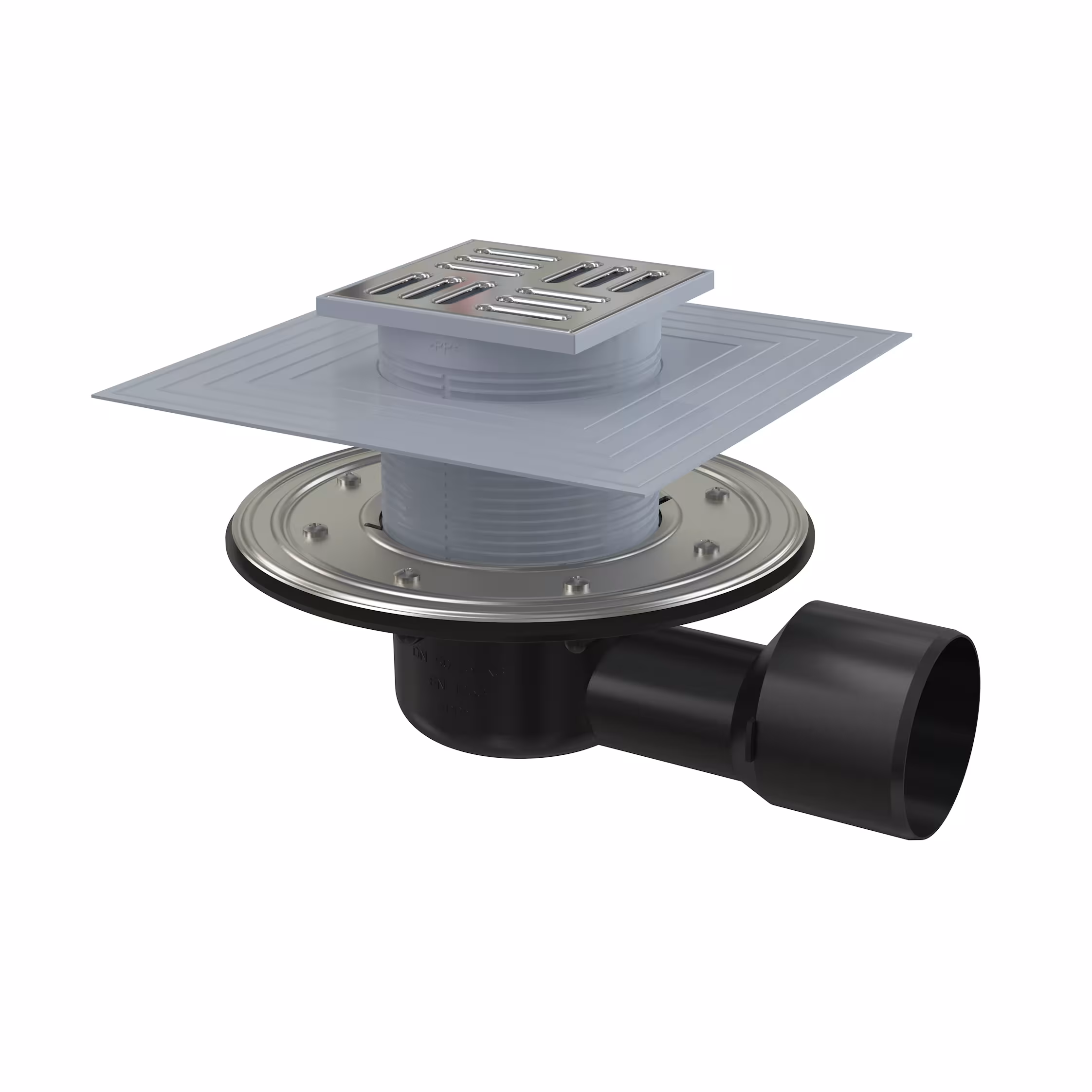 Scarichi a pavimento 105x105mm della marca AlcaPlast nella categoria scarichi a pavimento