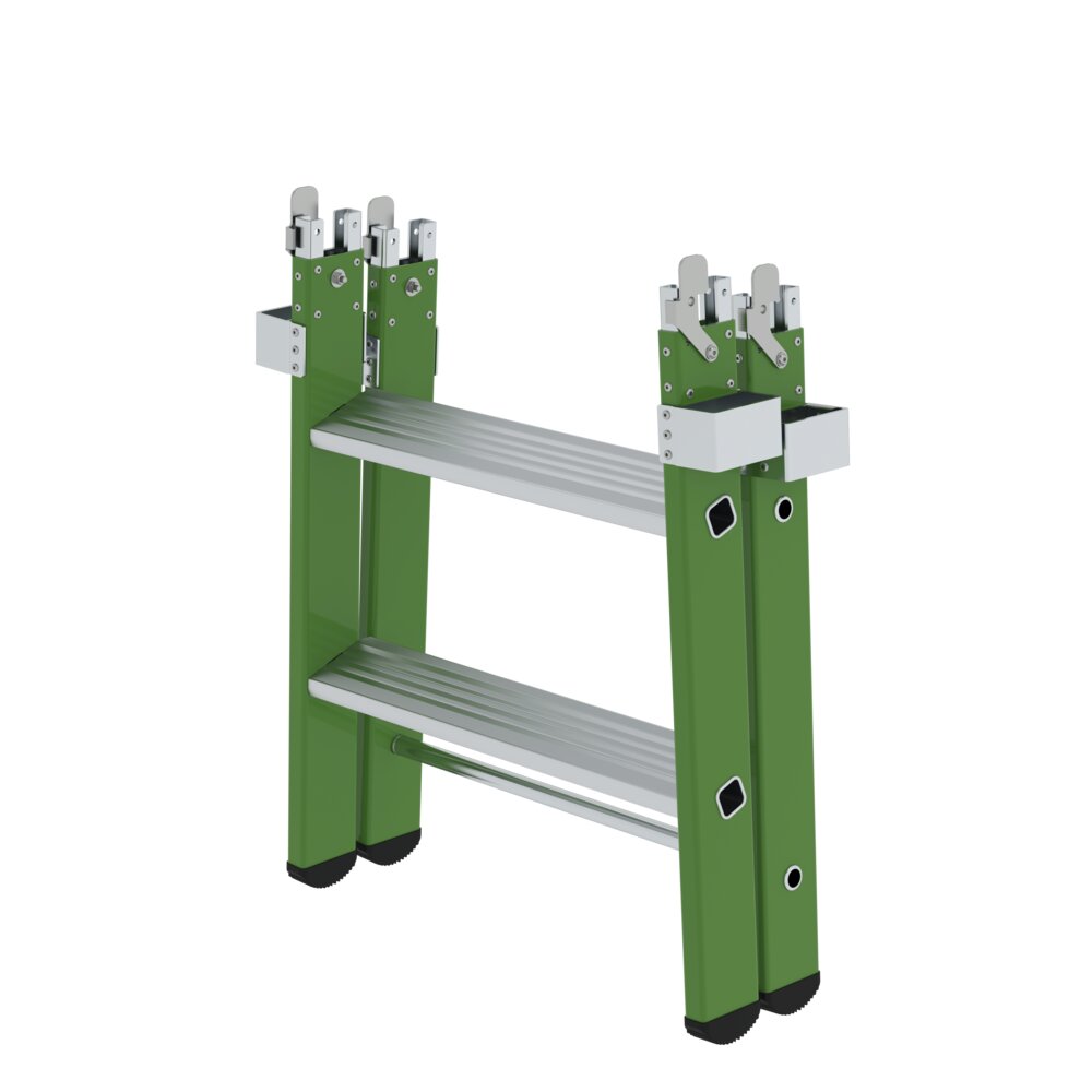 Insert enfichable Munk pour échelle à plateforme, plus 2 marches de Günzburger Steigtechnik Insert Munk pour échelles à plateforme, de la catégorie échelles à plateforme, référence 052080